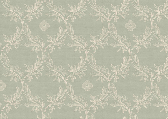 Trellis Prints, Vine and Bloom Bud Green - Made to Measure Curtains - Image 8